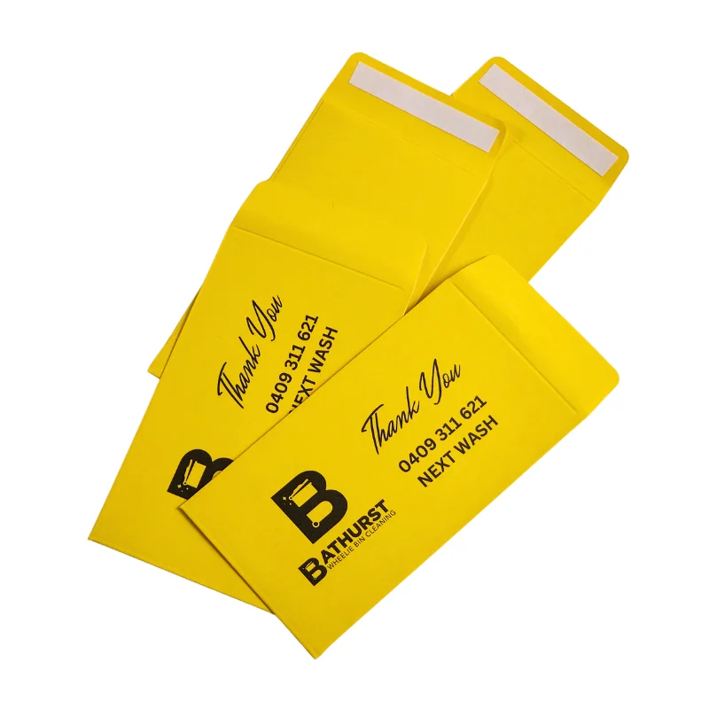 Wholesale Custom Logo Print Mini Paper Envelope for Part Paper with Self Sticker