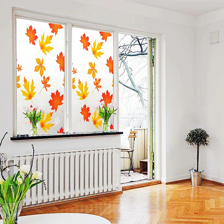 17.7'x 59' Self-adhesive Privacy Protection Frosted No Glue PP Static Window Film for home office