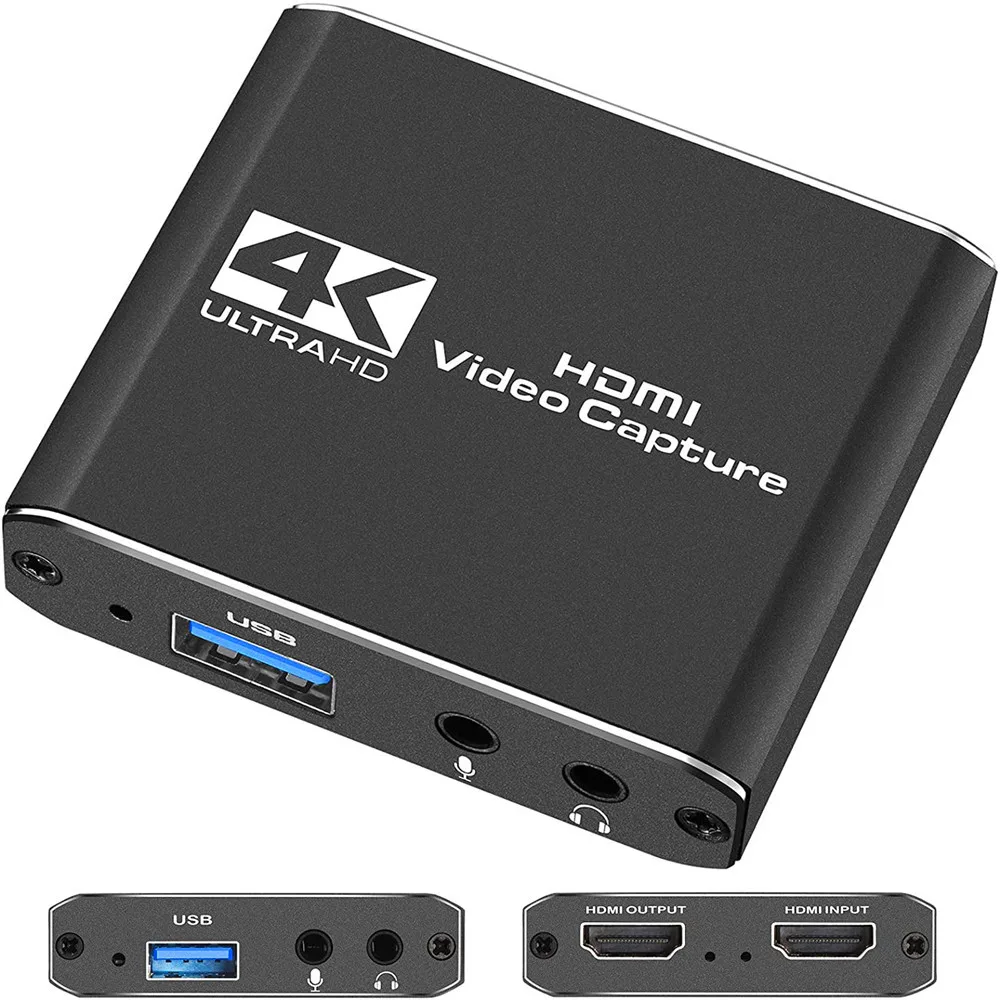 Hot sale 4K HDTV to USB 3.0 Video Capture Card with HDTV capture card for OBS Capturing Game Live broadcast
