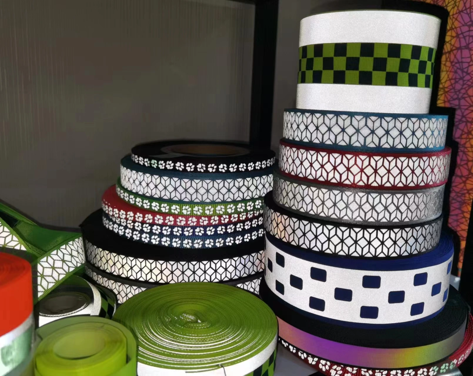 work wear 13g/m high visibility reflective webbing for materials tape safety vest reflective jacket