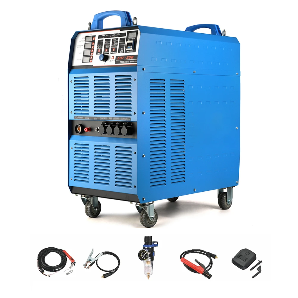 Оптовая продажа 380 В 200A 45.7KVA Внешний насос igbt инвертор плазменный резак машина