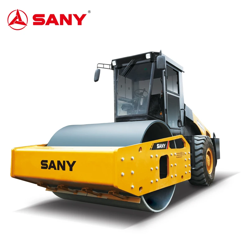 SANY SSR120C-10 12 ton road construction roller single drum roller compactor for reducing Settling
