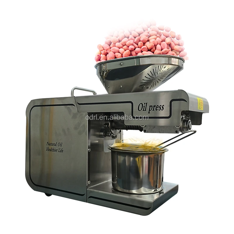 Small Cocoa Butter Sesame Oil Extractor Walnut Oil Press Machine High Quality Soybean Peanut edible oil press machine