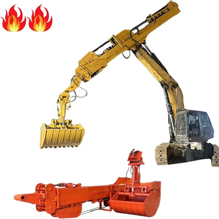 Professional telescopic excavator telescopic boom excavator Long Reach Arm For Excavator arm telescopic arm boom