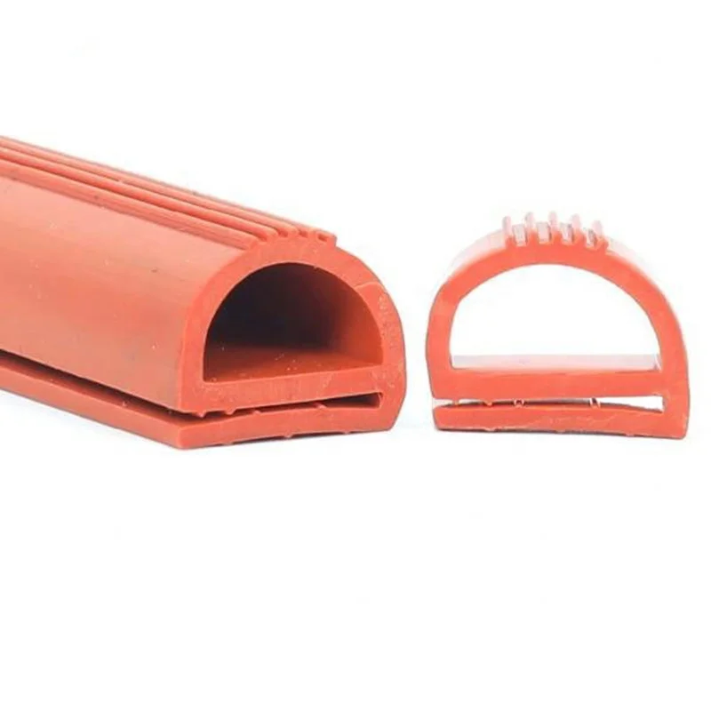 Rubber Sealing Strip Seal Gasket Cold Room Door Silicone Double E Shape for Cold Storage