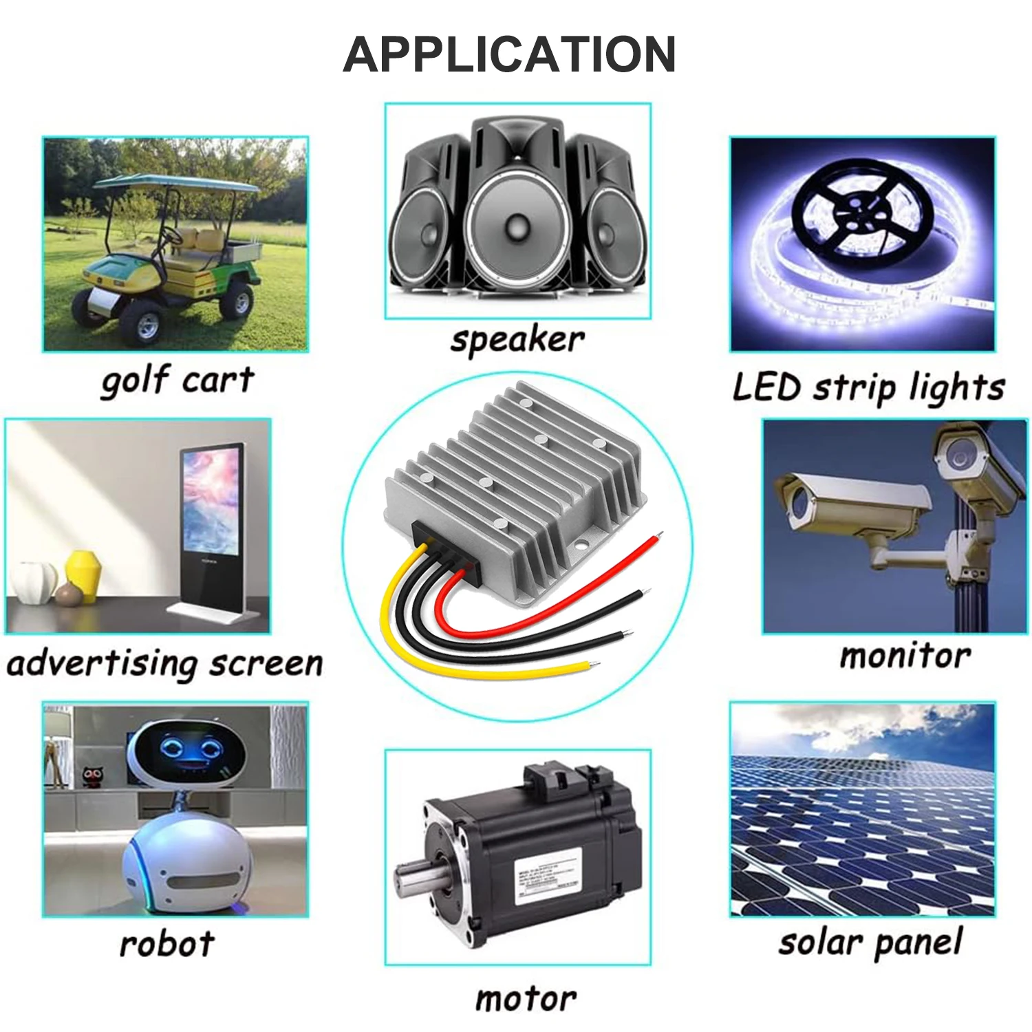 DC Stabilizer 5V-32V to 12V 10A 120W Auto Boost Buck Voltage Regulator DC-DC Step Up Down Converter 12V Volt Transformer for Car