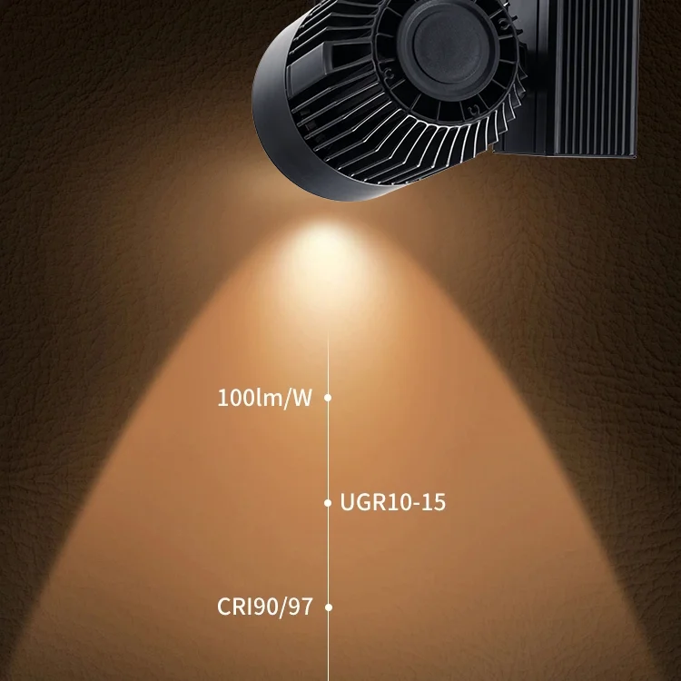 Hot Products Aluminum Commercial Track Light LED Cob Adjustable Spot Lamp with Ceiling Spotlights from Retail Supplier