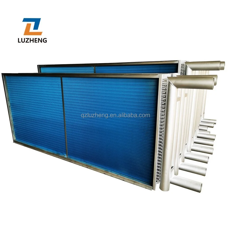 Fin Tube Type Heat Exchanger with Stainless Steel or Copper Finned Aluminum Tube