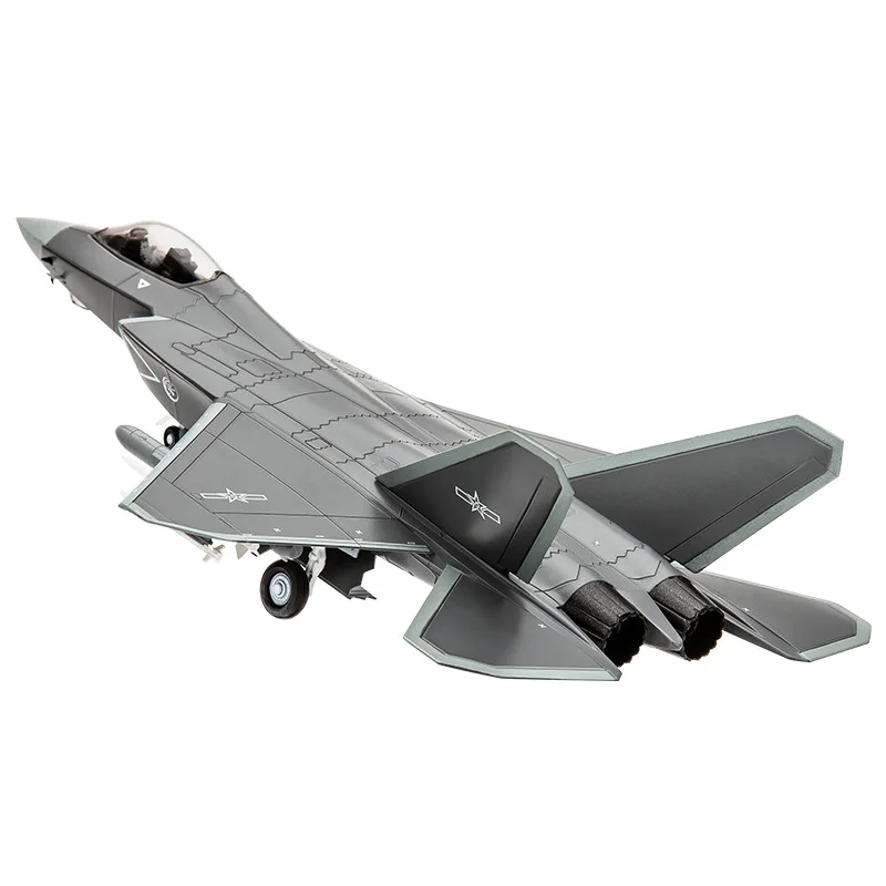 Hot Sale Fighter Diecast Model Alloy Mini Aircraft Toys 1/72 Scale J-31 fighter Jet Models