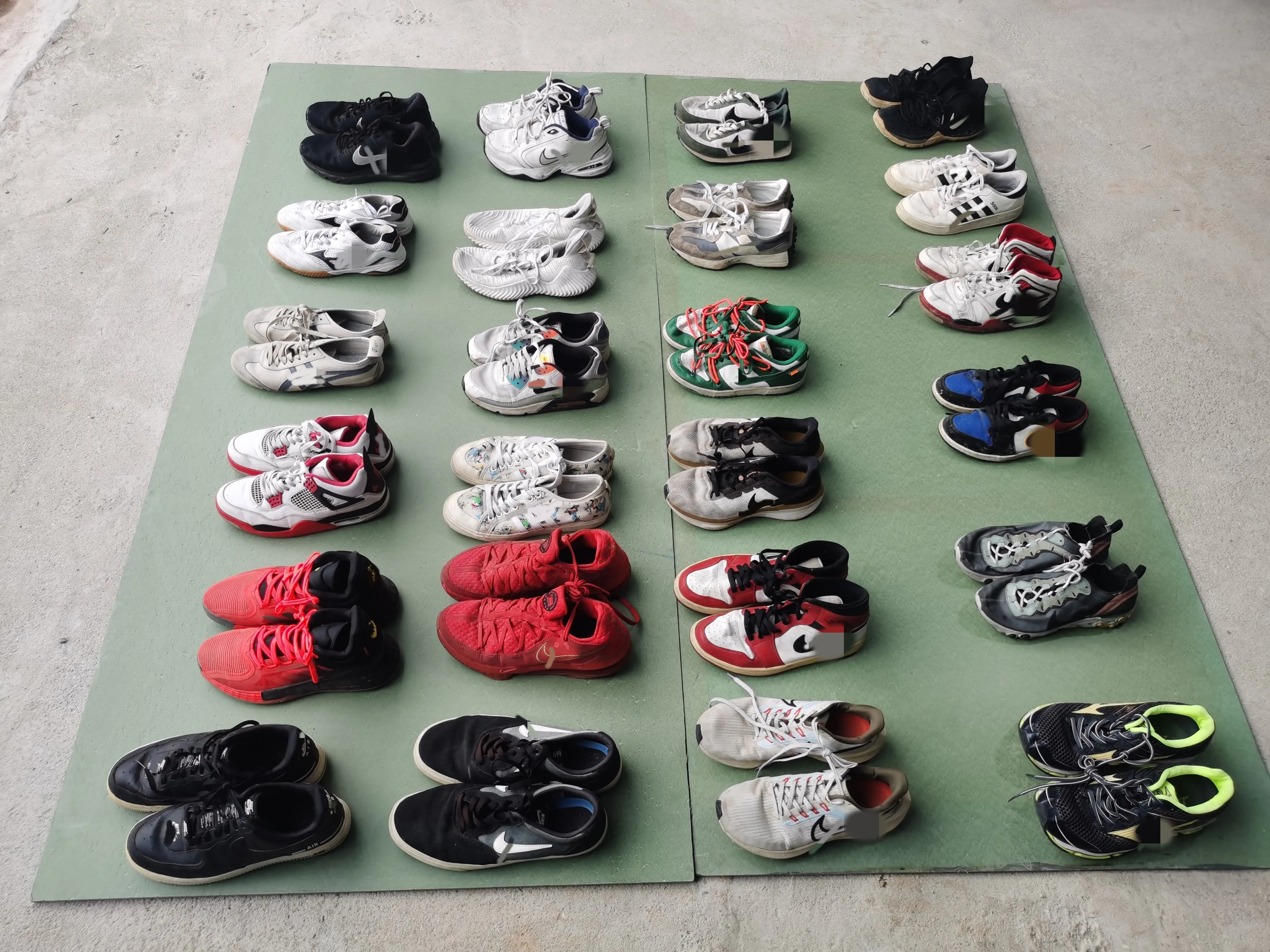 Second hand wholesale  sports bales luxury shoes high quality fashion style used International Men brand sneakers