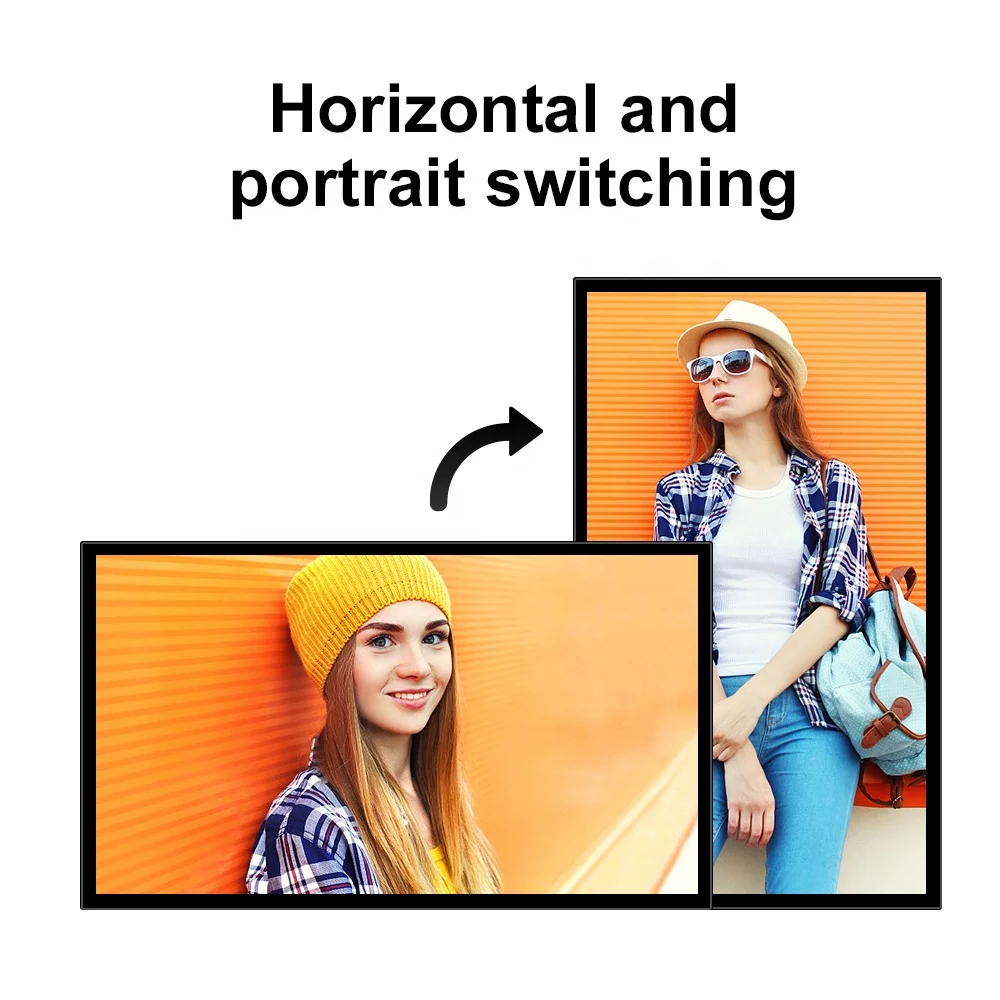 LED Ads Screen B2B Menu Boards Advertising Media Player Wall Mount Hanging Digital Signage And Displays