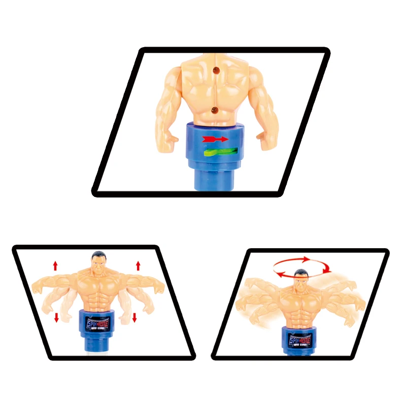 Китайские пластиковые игрушки для мальчиков, конфеты, вращающиеся пугающие желейные конфеты Hercules с конфетами внутри
