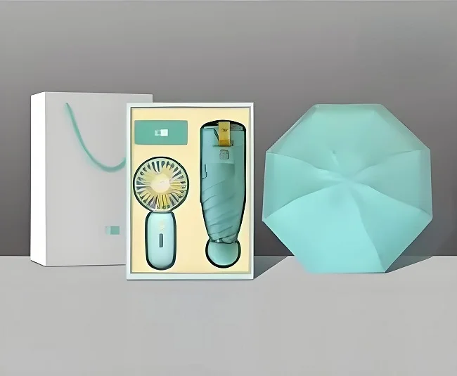 Portable Mini Folding Handheld Umbrella With Custom Logo Easy Take Fan Graduation Christmas Occasions Insurance Target End Users