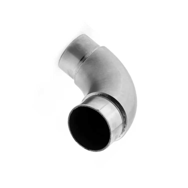 Hand rail elbow accessories male metal fittings stainless steel connector decorative pipe tube fittings elbow
