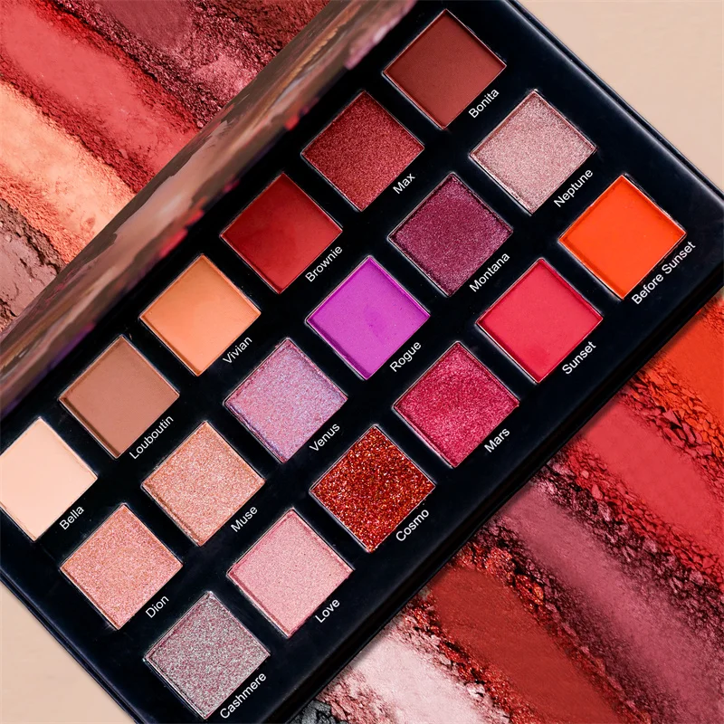 Cheap Nude Palette Custom Logo Loose Pigments Low Moq Eyeshadow Palette