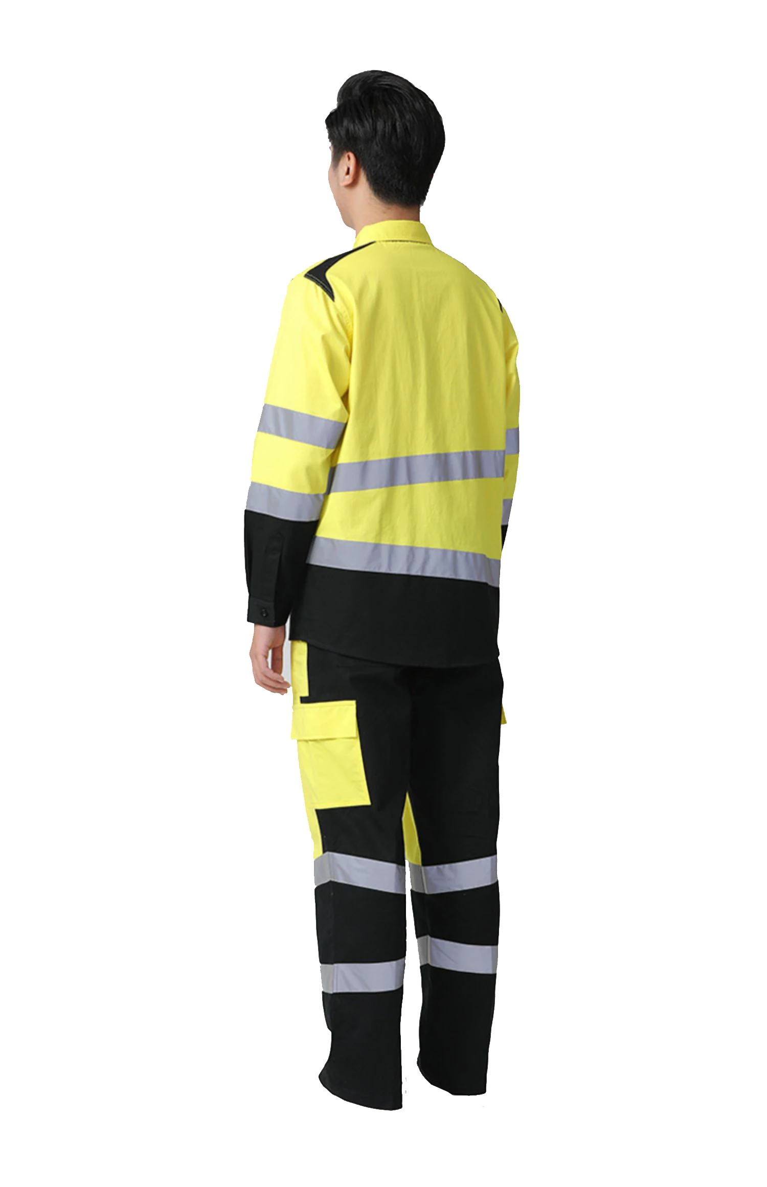 Safety Overall Outdoor Ground Operations  Work Uniforms Men Suit Work Clothes