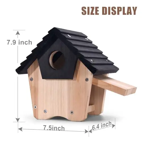 Custom solid wood feeding terrace outdoor sanctuary garden cage bird aviary outdoor aviary outdoor bird cage bird aviary