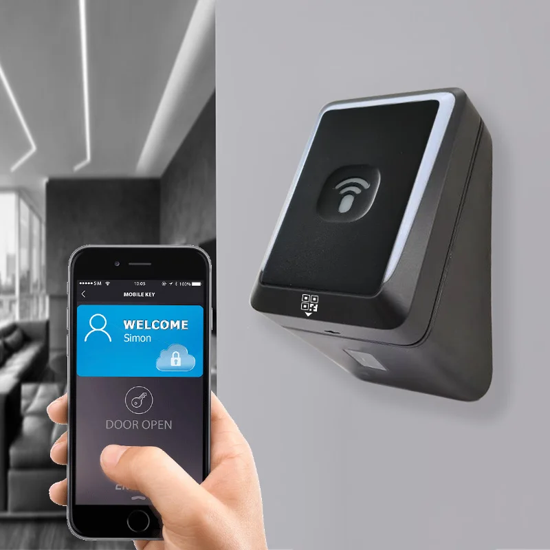 RS485 приближения считыватели карт Ic Nfc умный Qr код для Барьер ворот 2c Slave доступа считыватель отпечатков пальцев