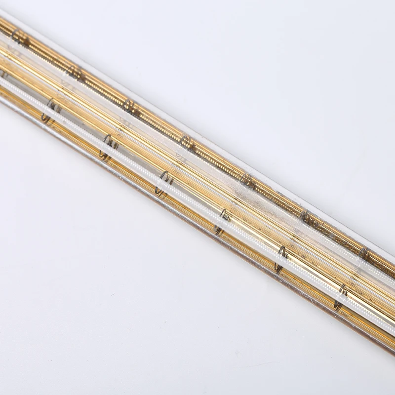 Gold Reflector Double  Quartz Infrared Halogen Heating Lamp Twins Tube IR Lamps 11*23/15*33