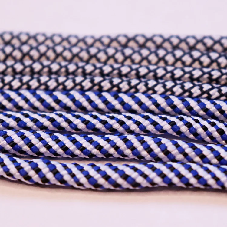 Cotton drawcord braided draw cords for hats pants