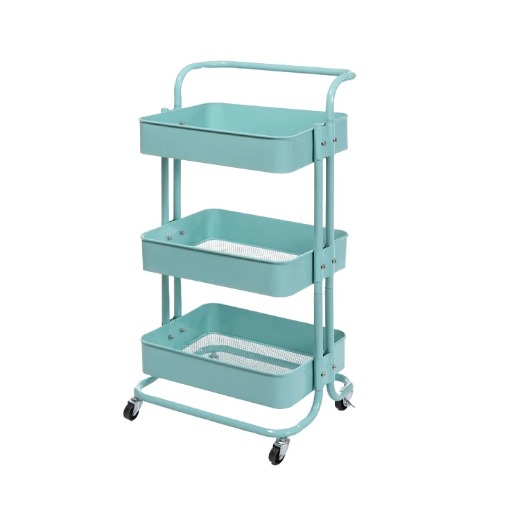 3 tier kitchen storage trolley rolling cart fruit storage trolley cart storage rack kitchen
