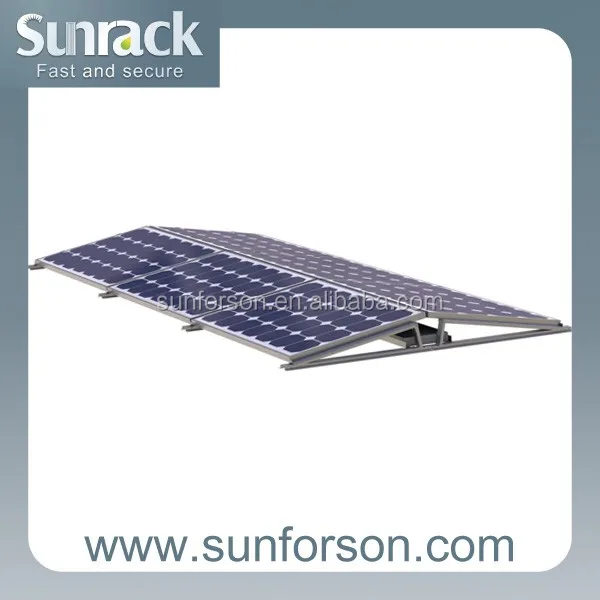 Solar Racking Solar Panel Mounting Brackets Pv Mounting System Structures Flat Roof Solar Mounting Bracket System