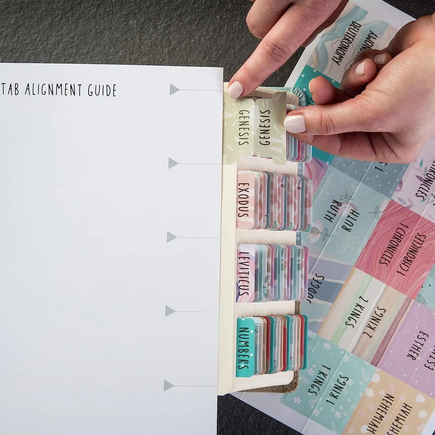 Personalized Bible Journal Labels Large Print Easy to Read Laminated Bible Tabs