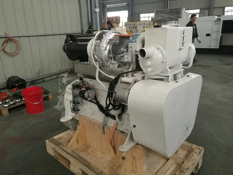  Из натуральной кожи 4 цикл 6-ти цилиндровый 180HP 6BTA5.9-C180 морской дизельный двигатель