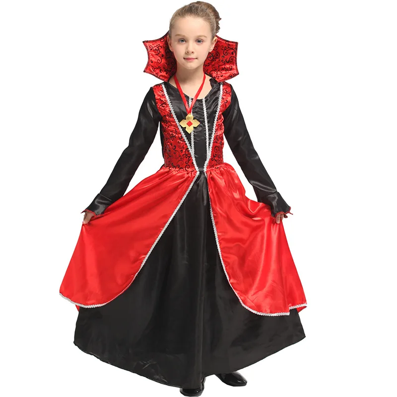 
Halloween Cosplay Costumes Red Black Nobel Vampire Witch Dress Christmas Costume Fancy Princess Party Role Play 