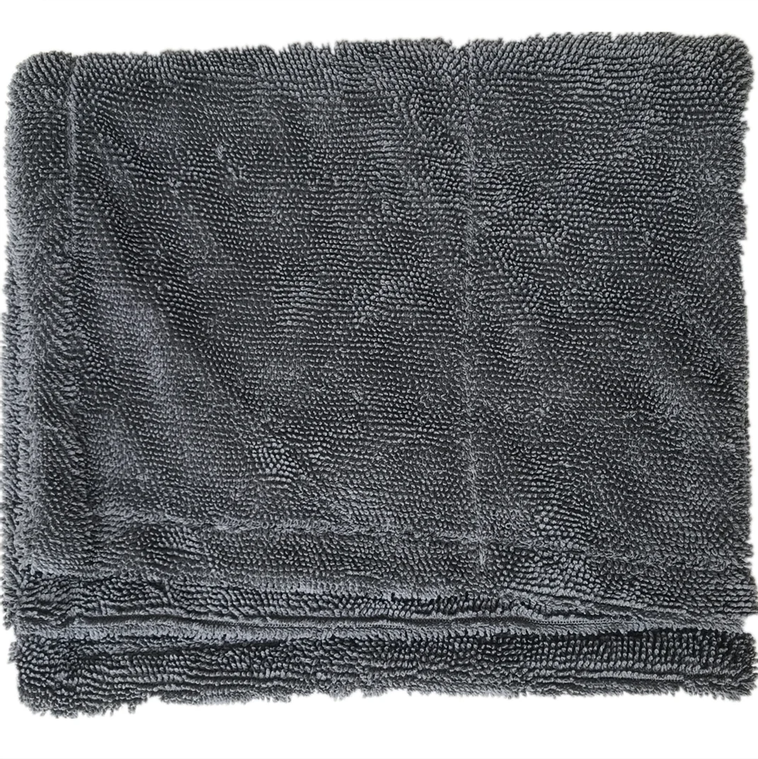 Super Absorbent Towel Thick Twist Pile Car Care Cleaning Cloth Single Side Twisted Loop car drying wash towel
