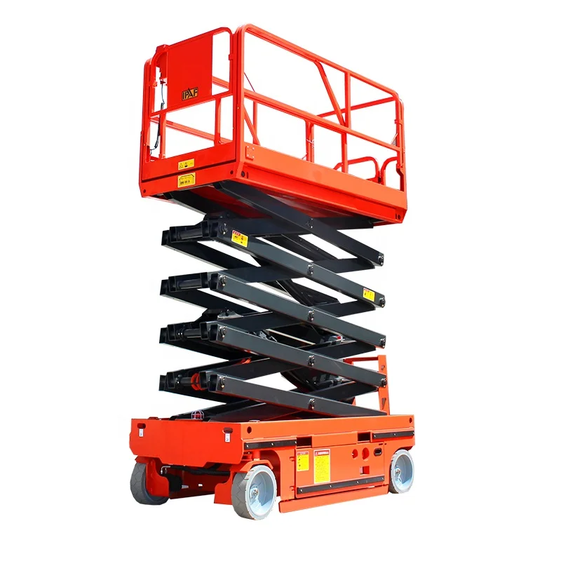 Price Negotiable 4-18m Manual Moving Mini One Man Lift Battery Hydraulic Electric Aerial Mobile Scissor Lift