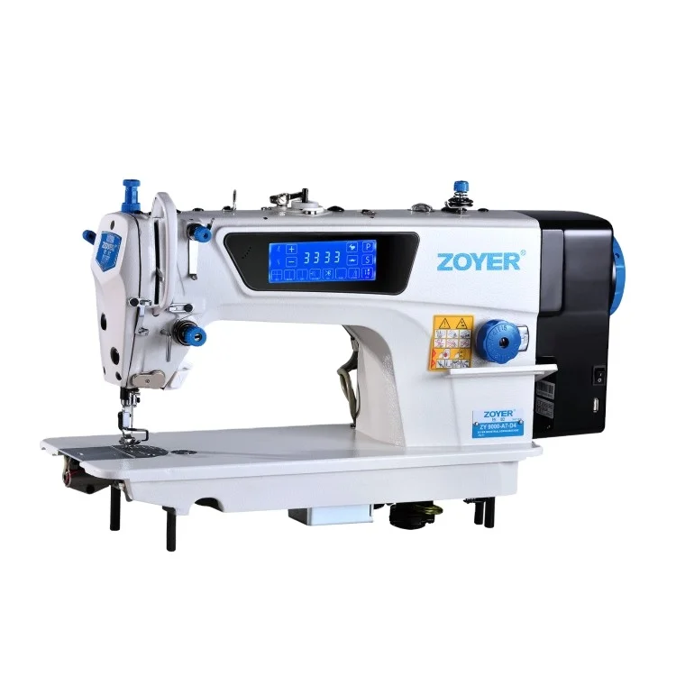 ZY-A7-D4 Zoyer Speaking Screen Touch Direct Drive Auto Trimmer High Speed Lockstitch Intelligent Industrial Sewing Machine