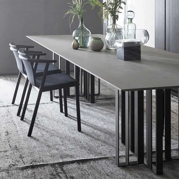 2022 Hot Selling Cheap Modern Design House Furniture Dining Table Marble Dining Table Set