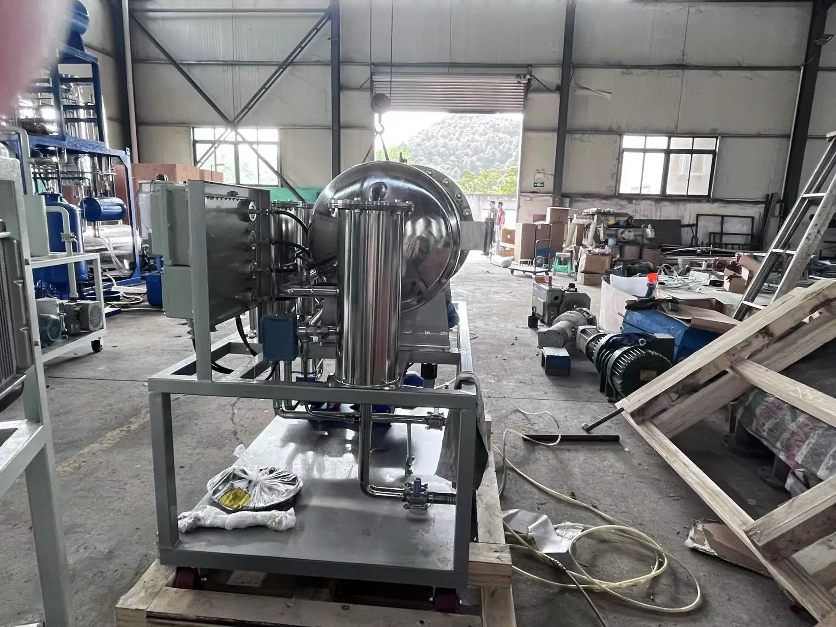 Turbine oil coalescence separation oil purifier with turbine oil filtration