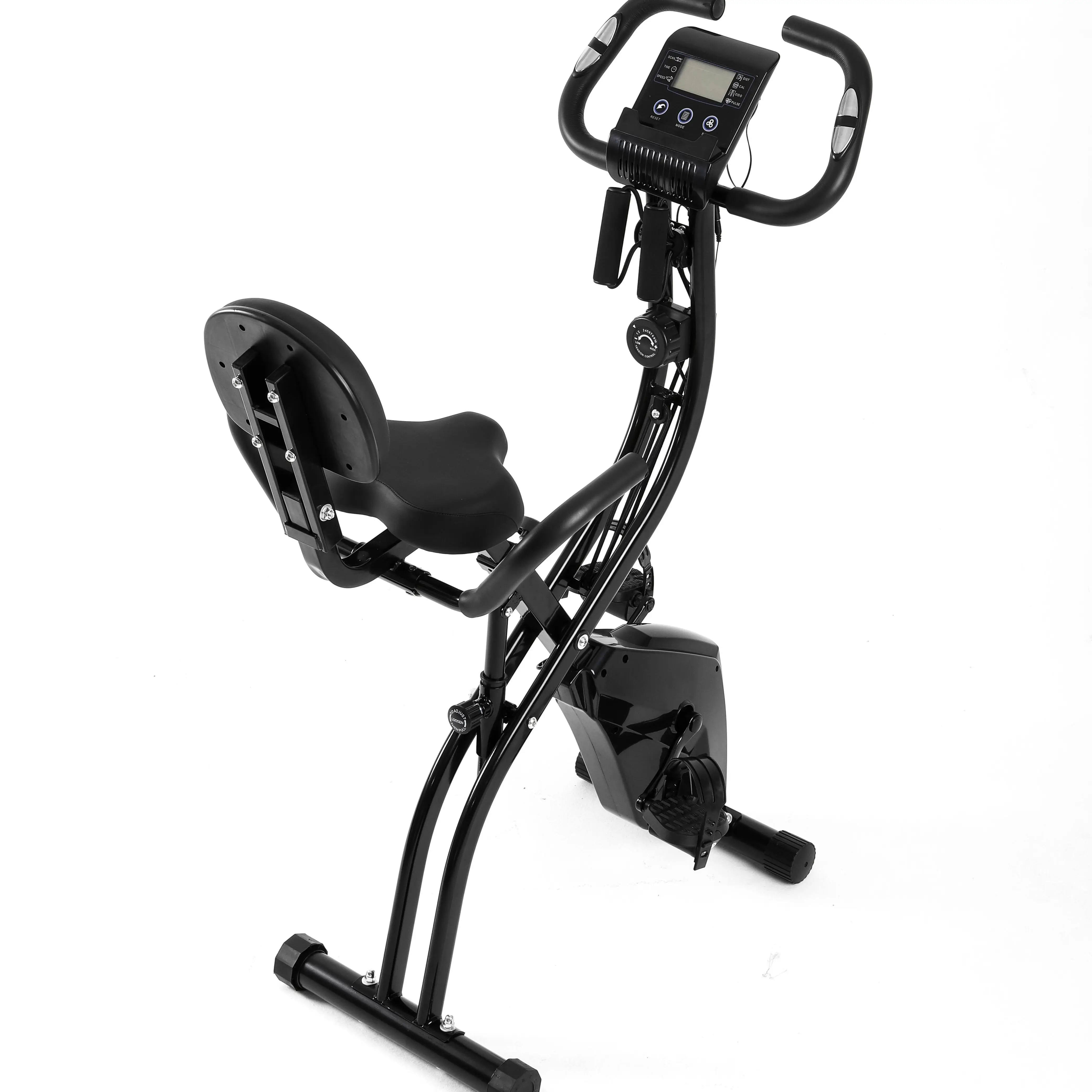 ZT High Quality Foldable Magnetic Resistance Fitness Exercise Bike Iron Stationary Indoor X-Bike