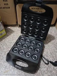 Мини-пончик 220 В Электрический 1200 Вт с антипригарным покрытием кухонный пончик производитель детских закусок десертов завтрак делает 12 пончиков