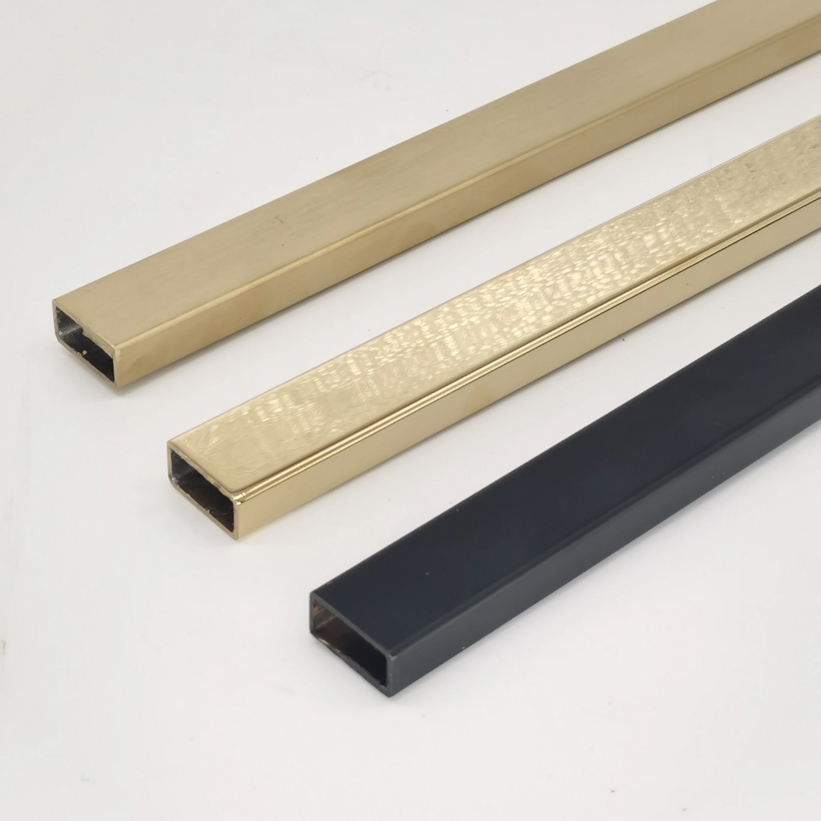 Stainless Steel 10x30 mm Square Tube For Shower Sliding Door Bar