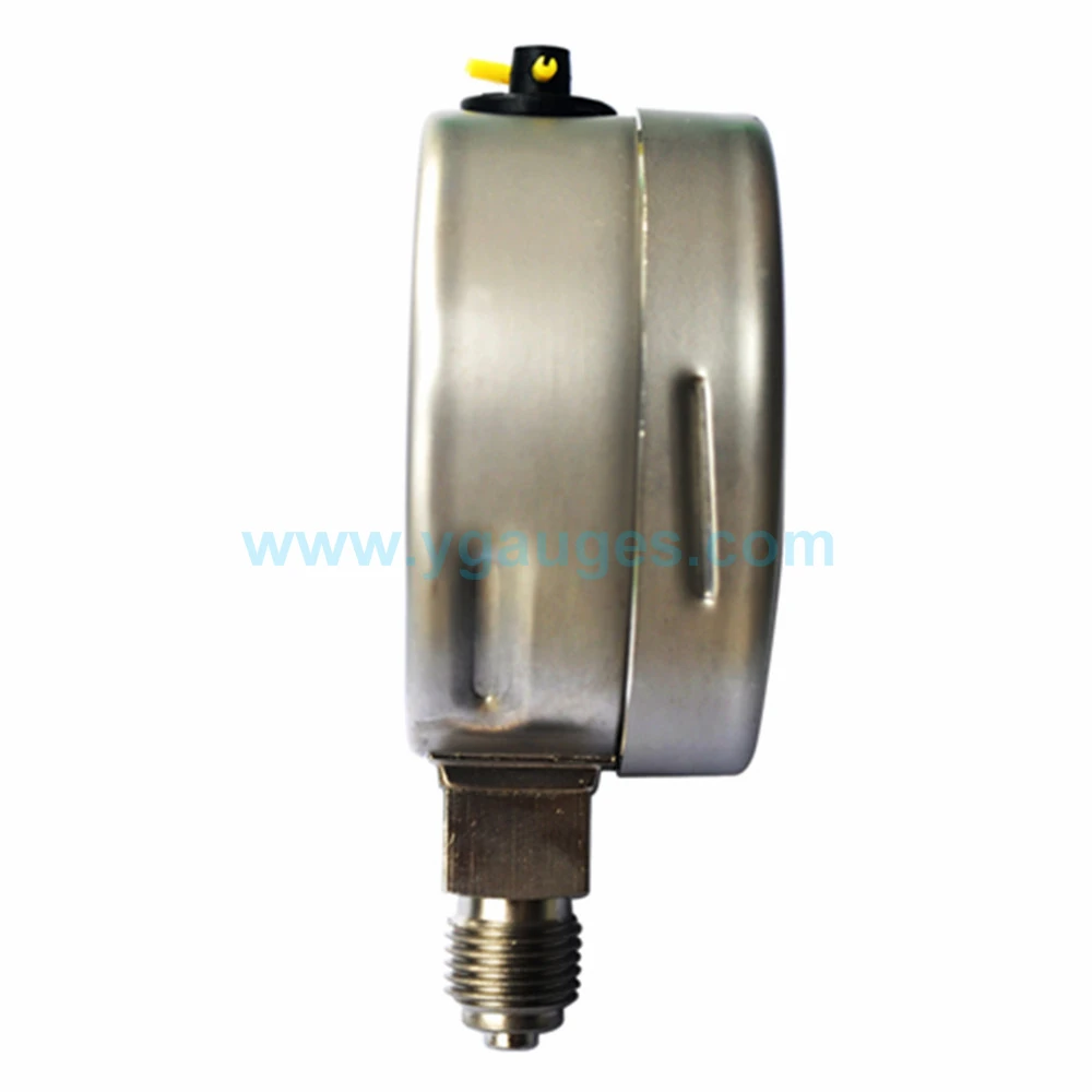 2023 hot sale high quality stainless steel en837-1 liquid filled gauge