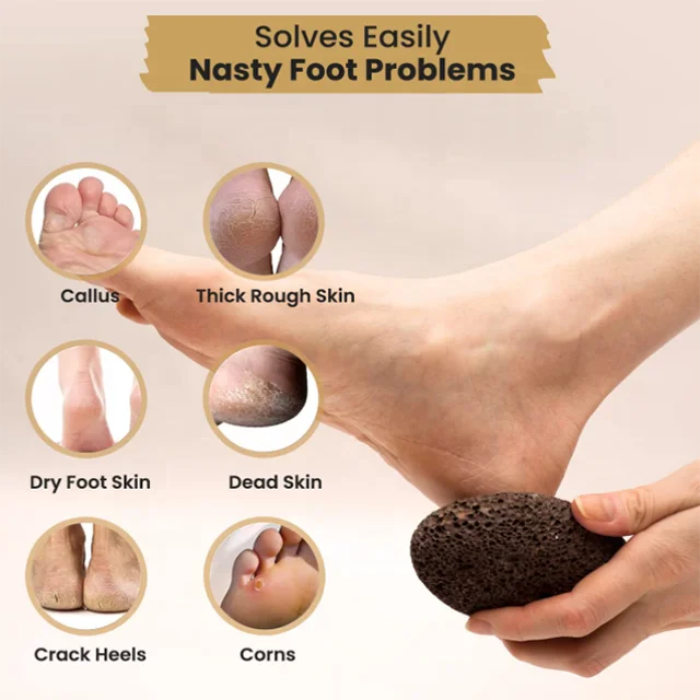 natural lava pumice stone for feet