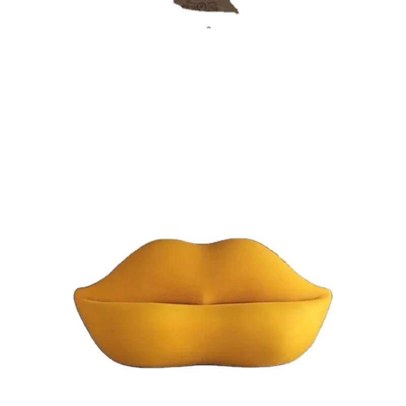 Hotel Sofa New Design Velvet Red Lip Sofa