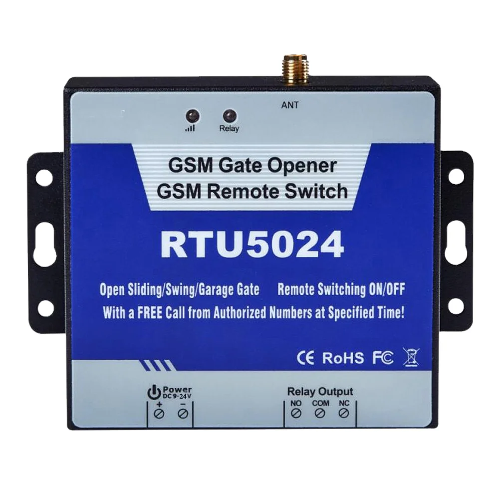 Открыватель ворот GSM 3G 4G RTU5024-это мощное беспроводное реле используемое для авторизованного доступа к дверям управления