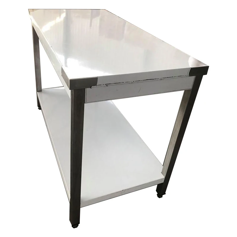 
Hot Selling Commercial Restaurant Hotel Stainless Steel Stand Work Table 