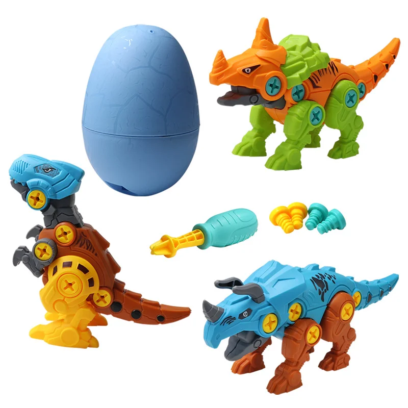 Disassembly Dinosaur Egg Tyrannosaurus Rex Building Blocks for Kids Toy Child Puzzle DIY Assembly Toddler Boys Toys Educational