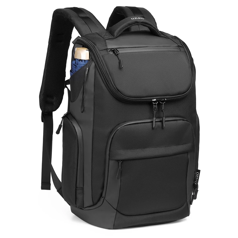 Ozuko 9409 2023 Fashionable Large Capacity 15.6 Inch Laptop Man Backpack Bag Waterproof Business High Quality Travel Bag For Men