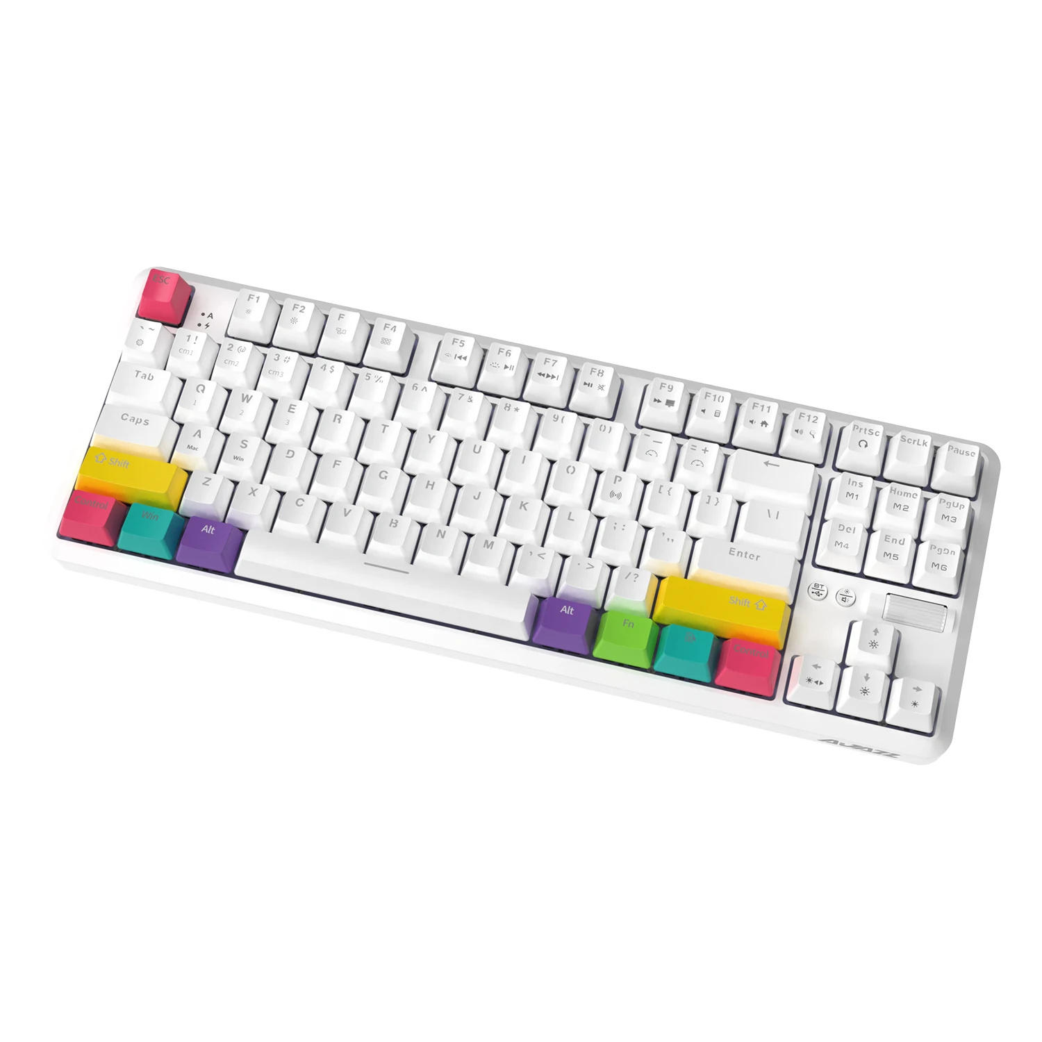 NACODEX K870T 87-key Blue Switch Hot-swappable Programmable mechanical keyboard BT 5.0 wired dual-mode RGB backlight