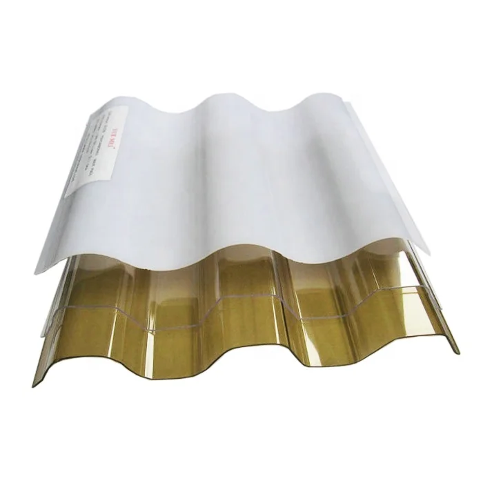 Polycarbonate Corrugated sheet PC Roofing Panels for Greenhouse