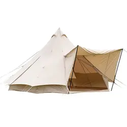 Portable Waterproof Camping Pyramid Teepee Tent Hiking Hunting Camping Tent