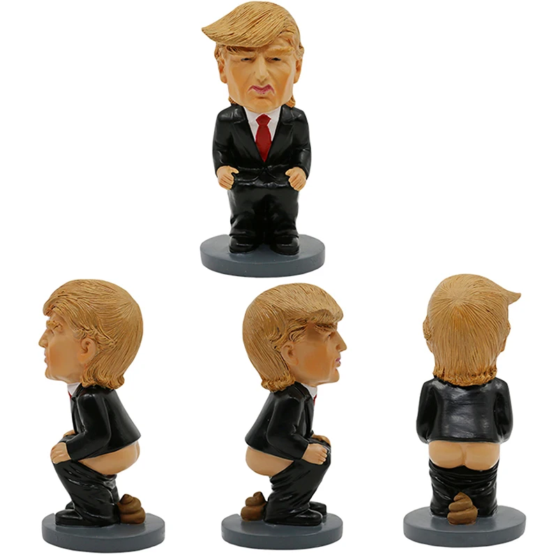 BSCI Factory Polyresin Funny Caganer Statue for Gift Craft Caganer Figurine Decor