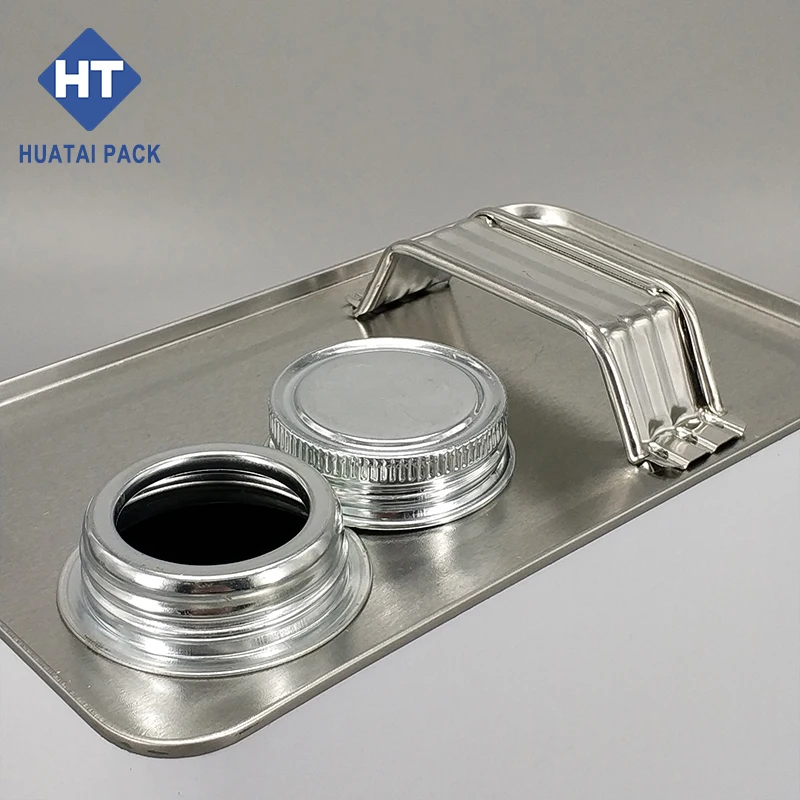 Gallon Rectangular Metal Can Screw Top Chemical F-style Cans