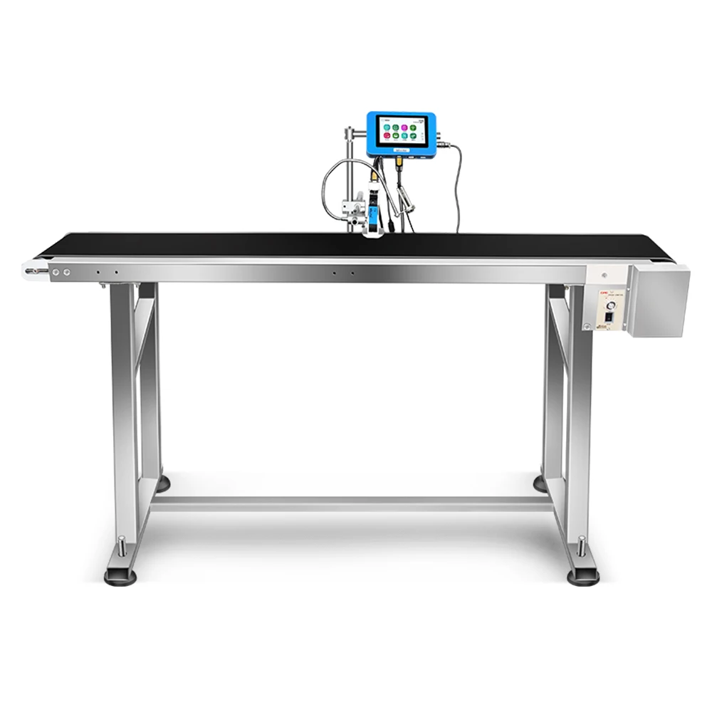 Top selling lot number printer work with conveyor belt wholesale tij expiry date bar coding machine for drink line